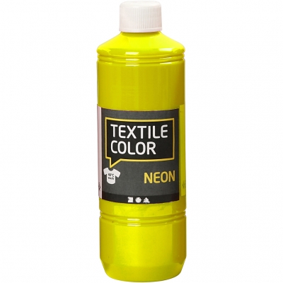 Textile Color textilfärg, neongul, 500 ml/ 1 flaska