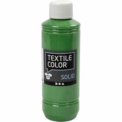 Textile Solid textilfärg, briljantgrön, täckande, 250 ml/ 1 flaska