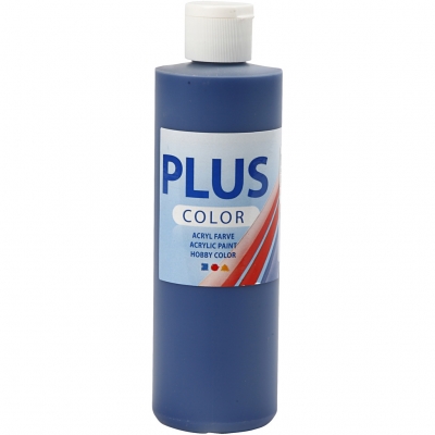 Plus Color hobbyfärg, marinblå, 250 ml/ 1 flaska