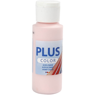 Plus Color hobbyfärg, soft pink, 60 ml/ 1 flaska