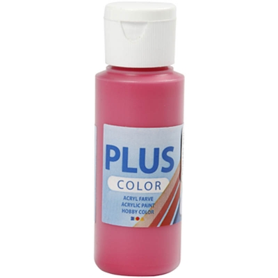 Plus Color hobbyfärg, primärröd, 60 ml/ 1 flaska