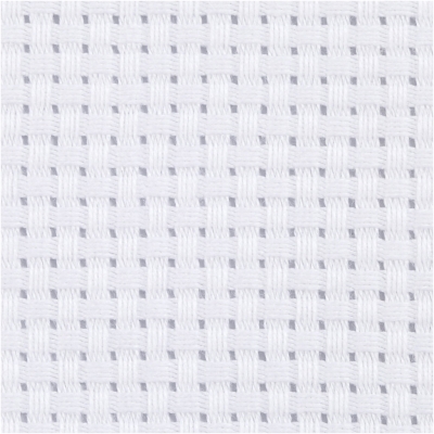 Aidatyg, vit, stl. 50x50 cm, 35 rutor per 10 cm, 1 st.