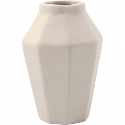 Vaser, vit, H: 10 cm, 6 st./ 1 låda