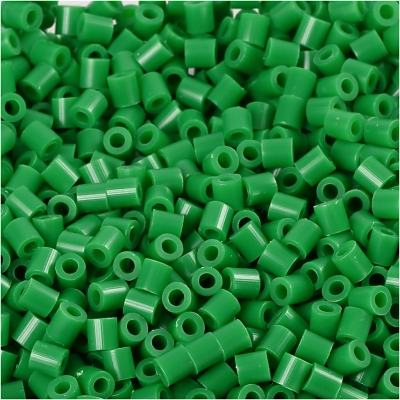 Photo Pearls, grön (16), stl. 5x5 mm, Hålstl. 2,5 mm, medium, 6000 st./ 1 förp.