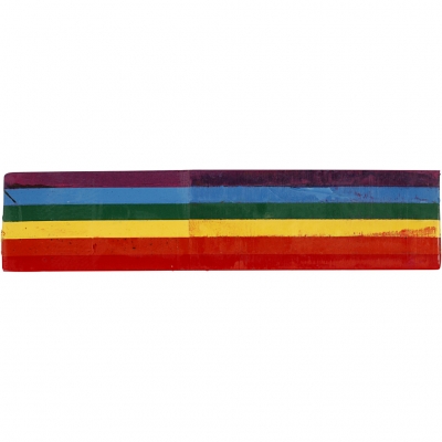 Regnbågssmink, mixade färger, L: 6,5 cm, 1 st.