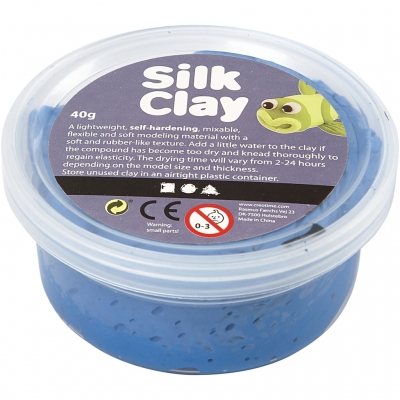 Silk Clay®, blå, 40 g/ 1 burk